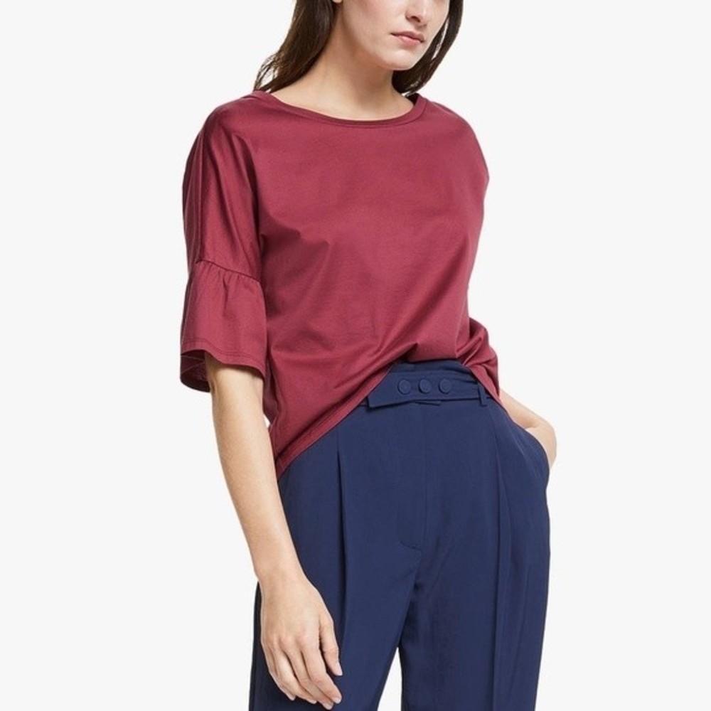 Weekend MaxMara Orlanda Jersey Top, Bordeaux